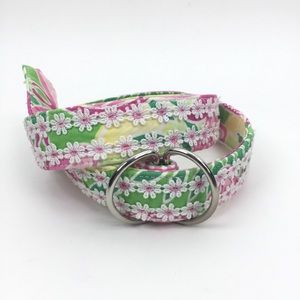 Lilly Pulitzer Floral Lace D Ring Belt